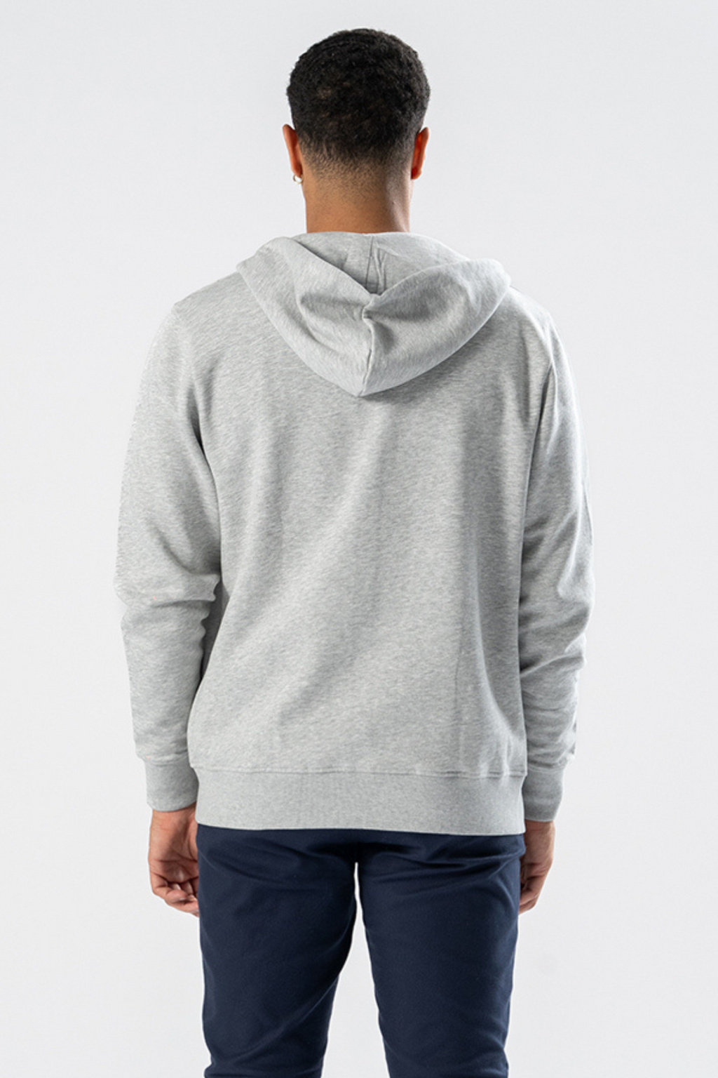 Zip Hoodie - Ash Grey