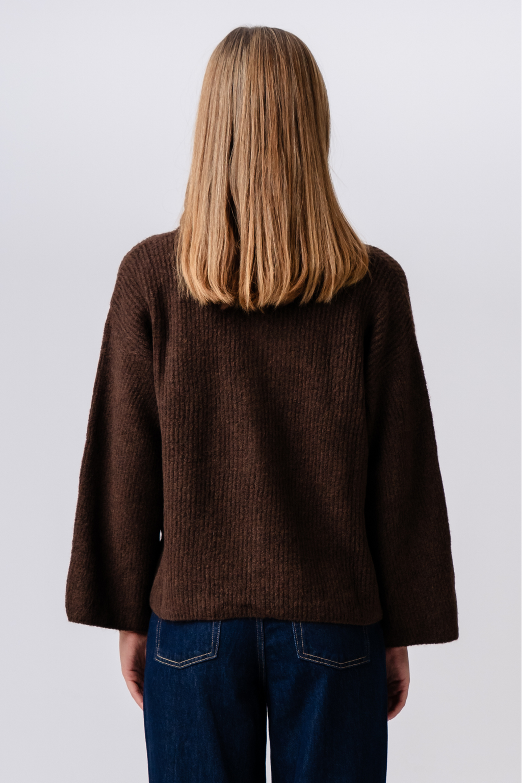 Josie Polo Knit - Brown