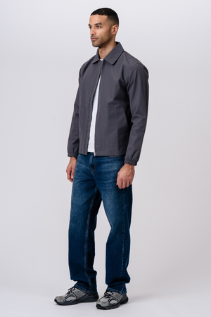 Short Zip Jacket - Grey