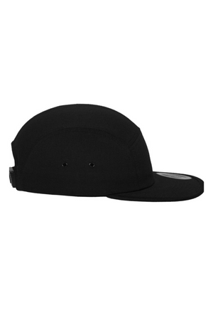 5 Panel Cap - Black