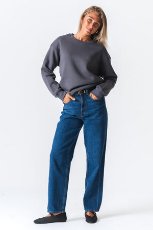 Sweat-shirt Alina - gris foncé