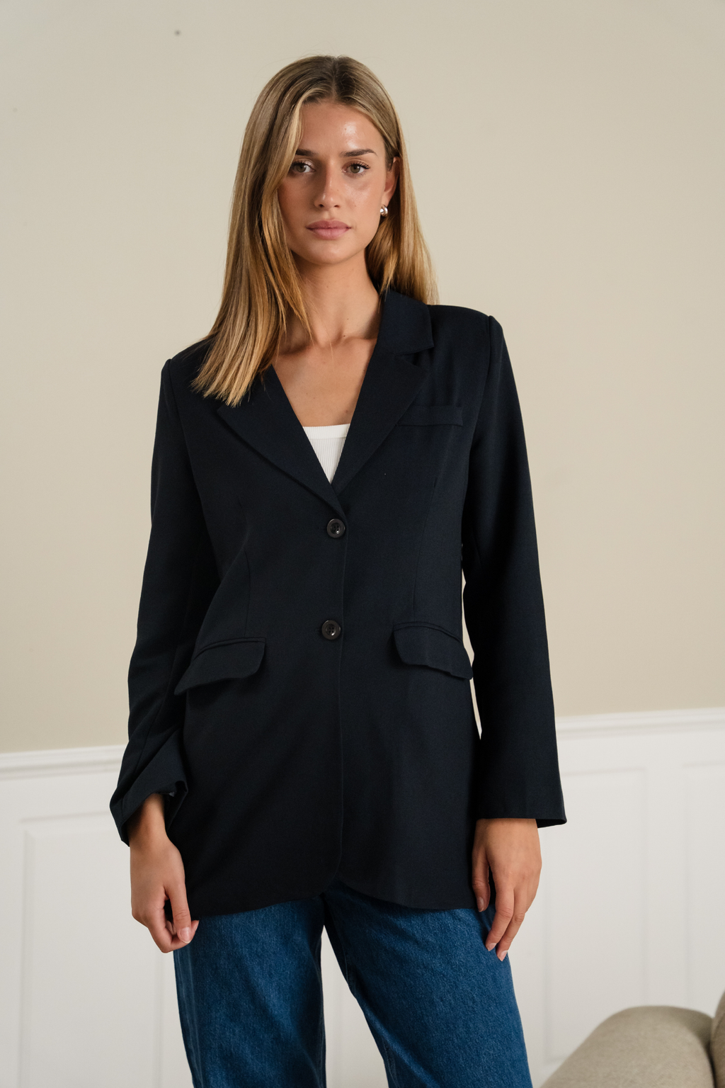 Claire Oversized Blazer - noir