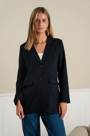 Claire Oversized Blazer - noir