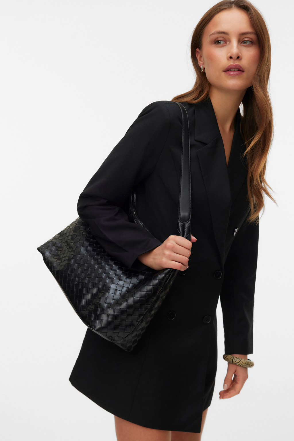 Robe de blazer Melly Fitted - noir