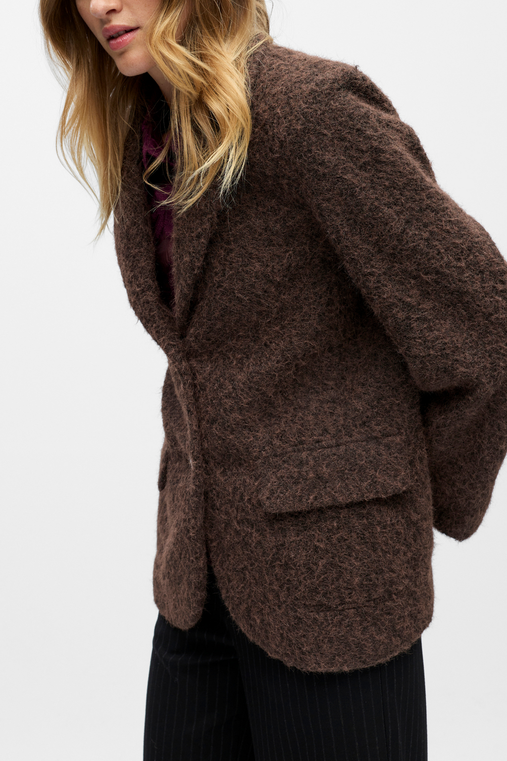 Veste Celina L / s lo - Sceau marron