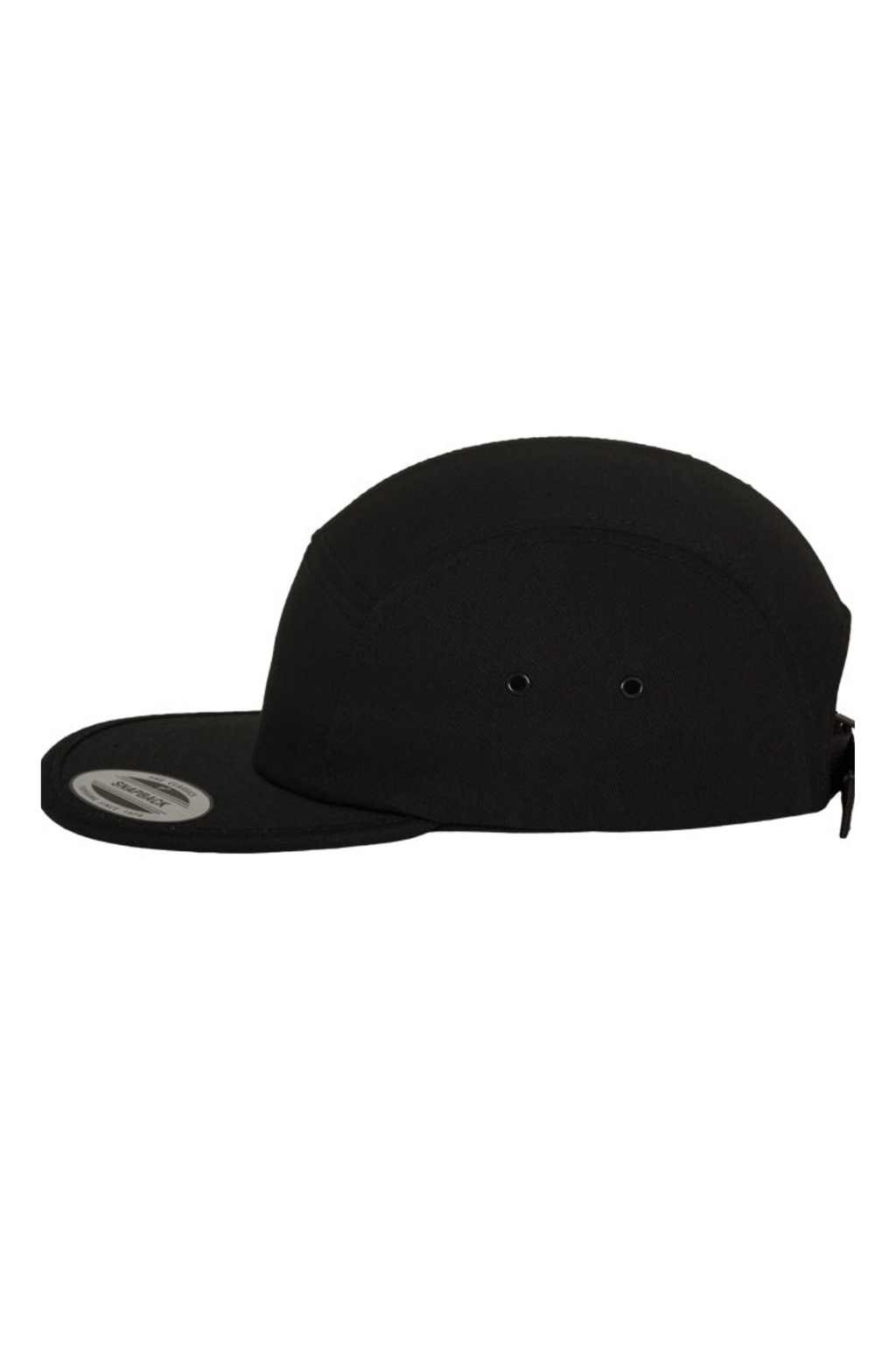 5 Panel Cap - Black
