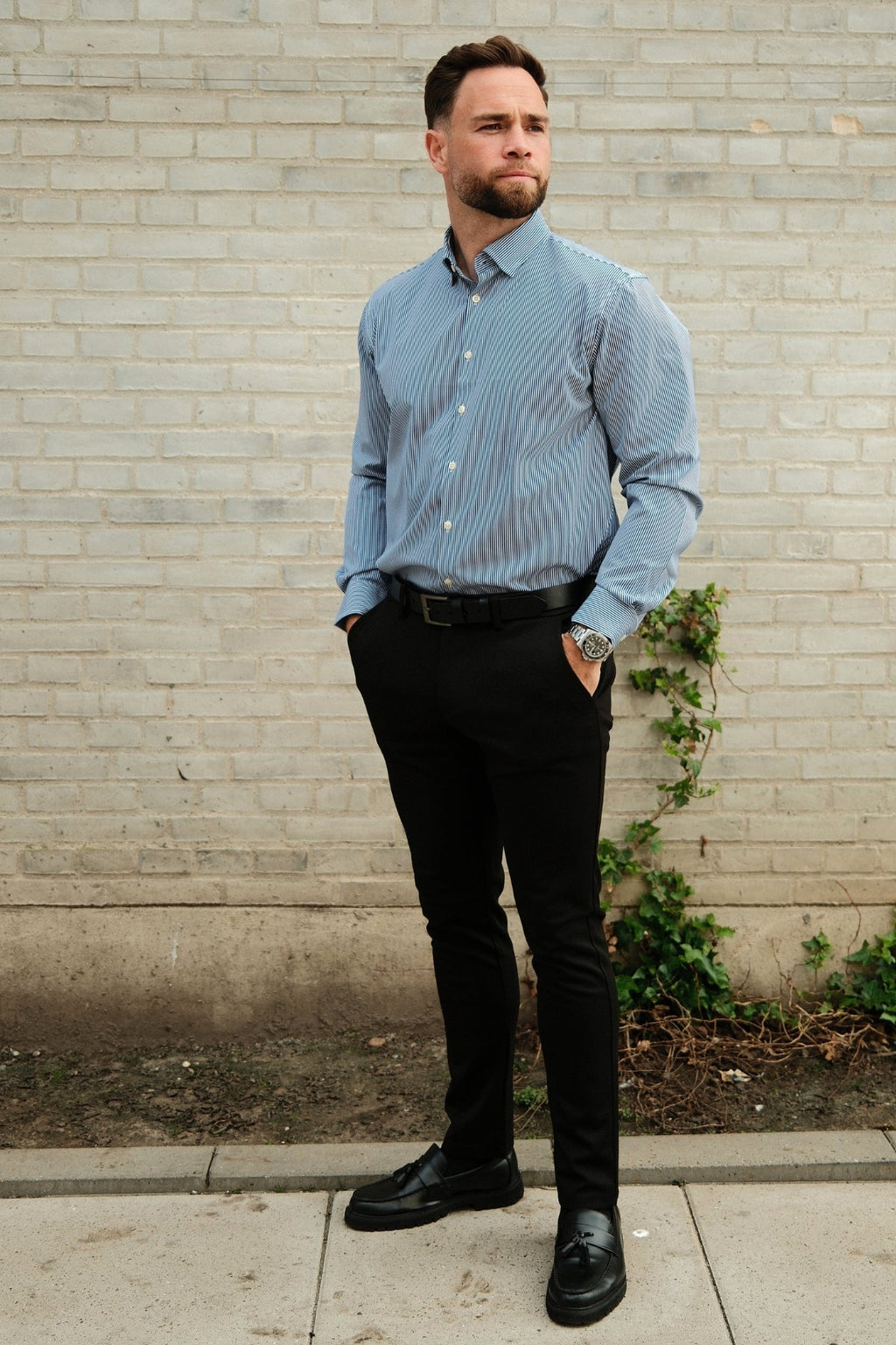 The Original Premium Performance Chemise - Blanc/Marine