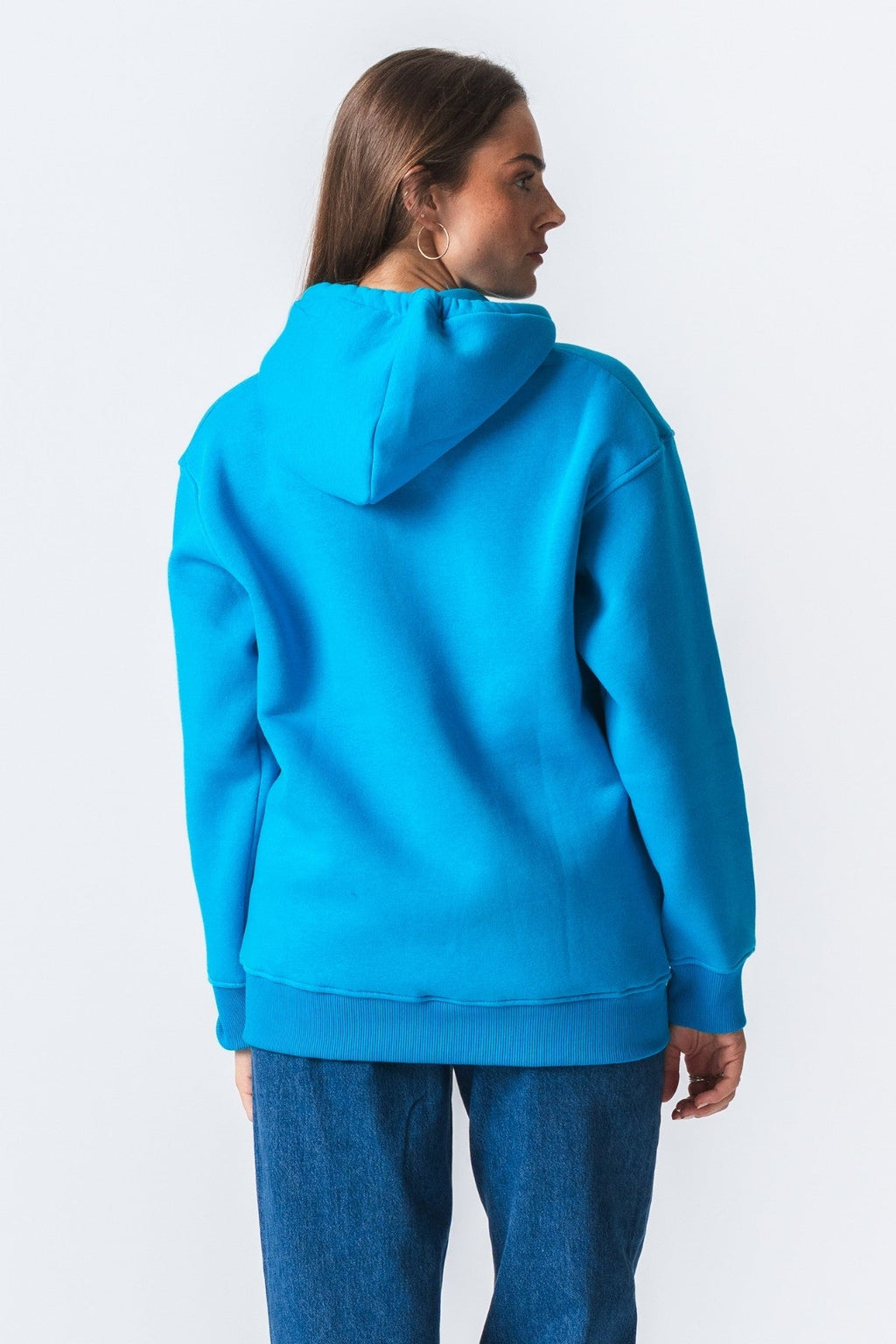 Stella Oversized Hoodie - Bleu