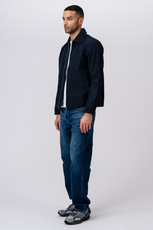 Short Zip Jacket - Navy