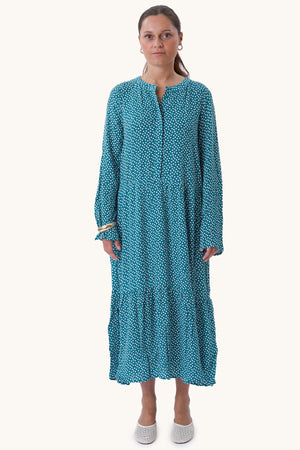 Robe Anna à manches longues - vert turreur