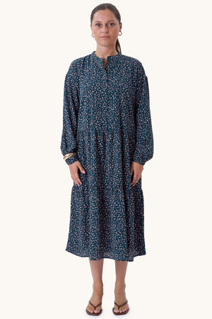 Robe Sara à manches longues - vert