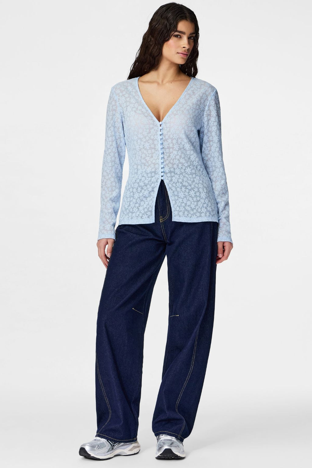 Cardigan Baisy - Bleu Cachemire