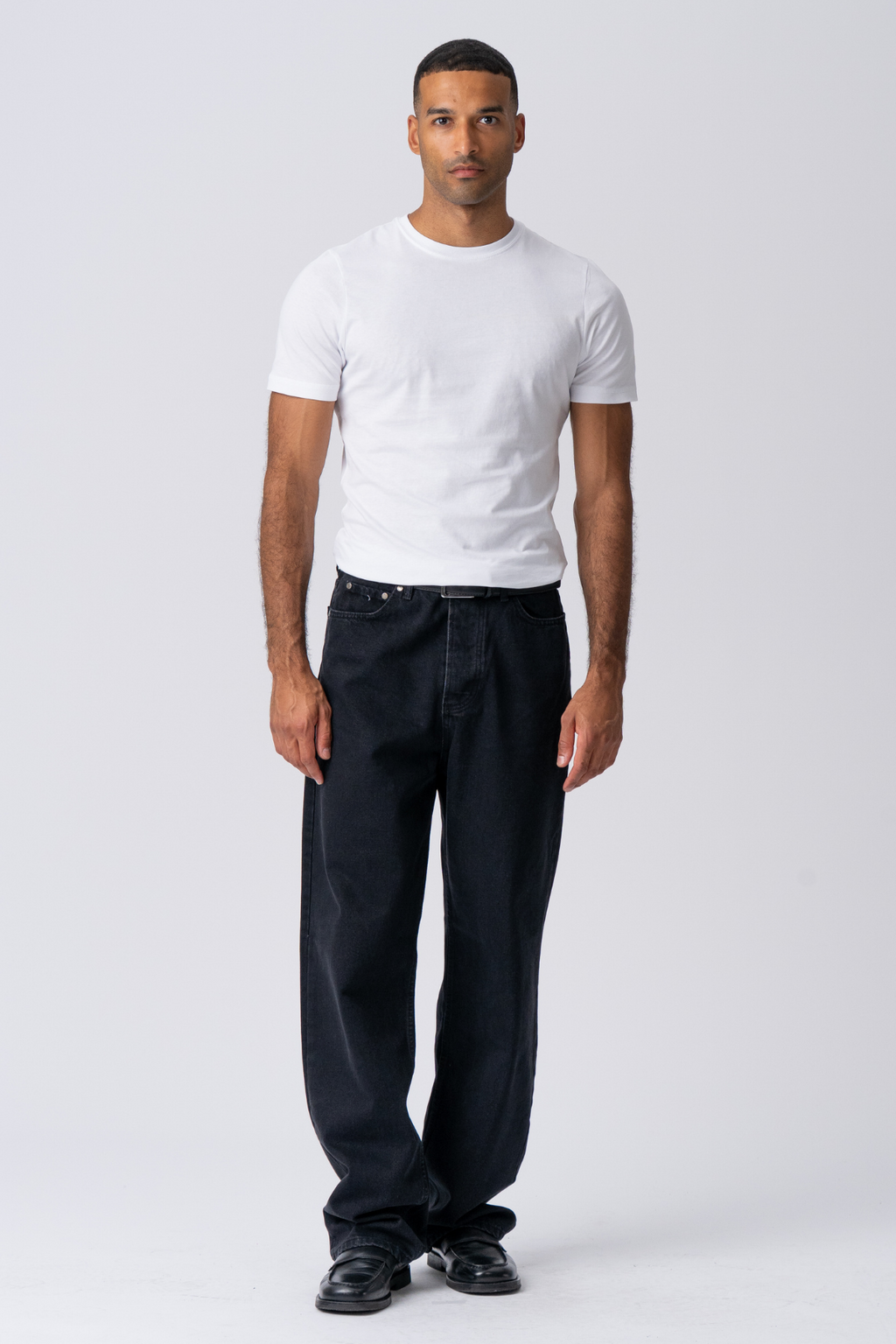 T-shirt musculaire - blanc