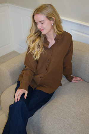 Chemise Lilly - marron