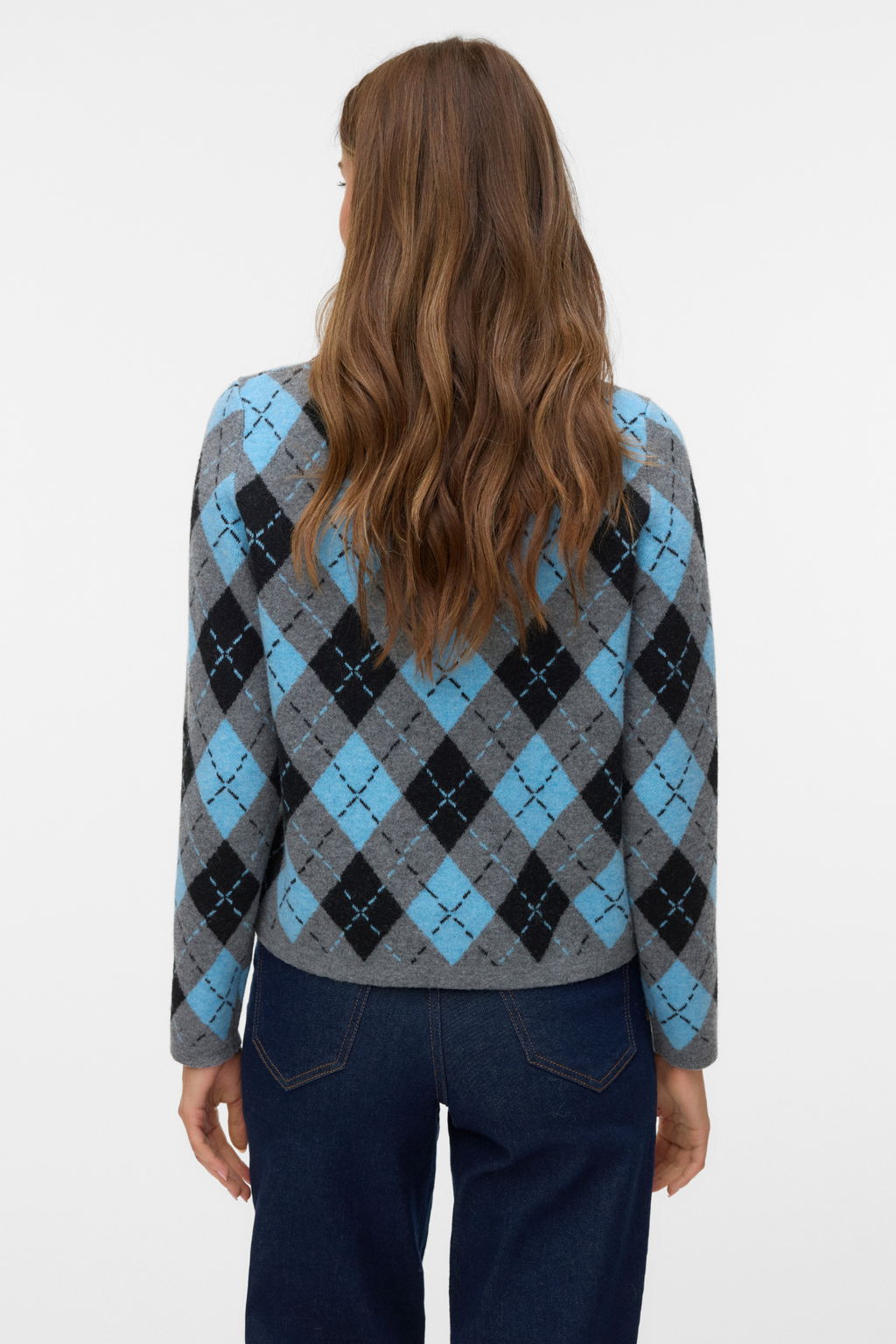 Giorgia O-Leck Cardigan - Melange gris moyen