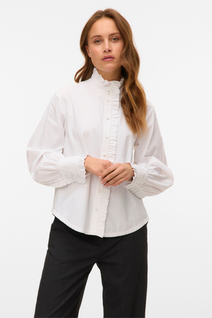 Fanni Ruffel Top - Blanche-Neige
