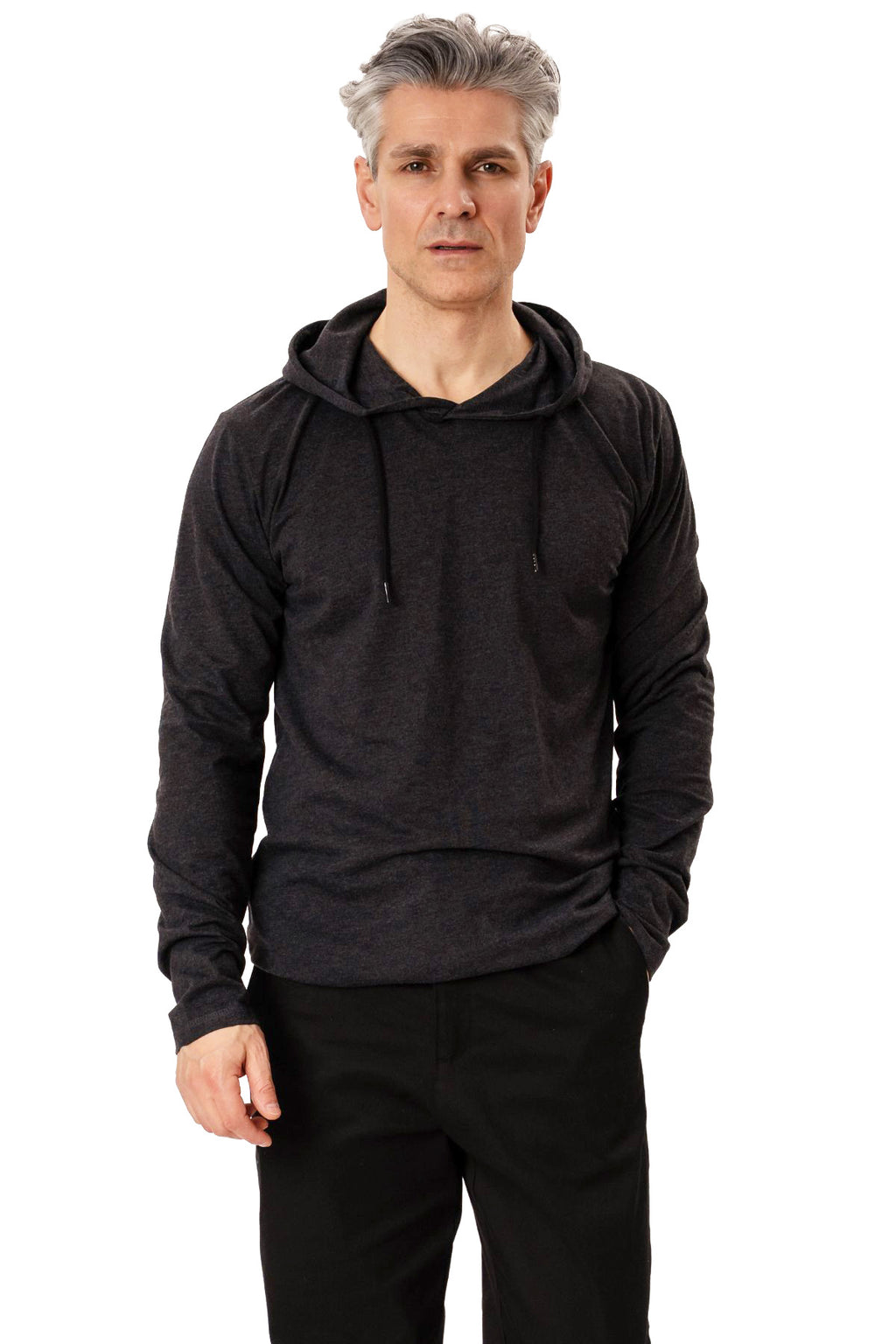 Sweat à capuche léger - noir