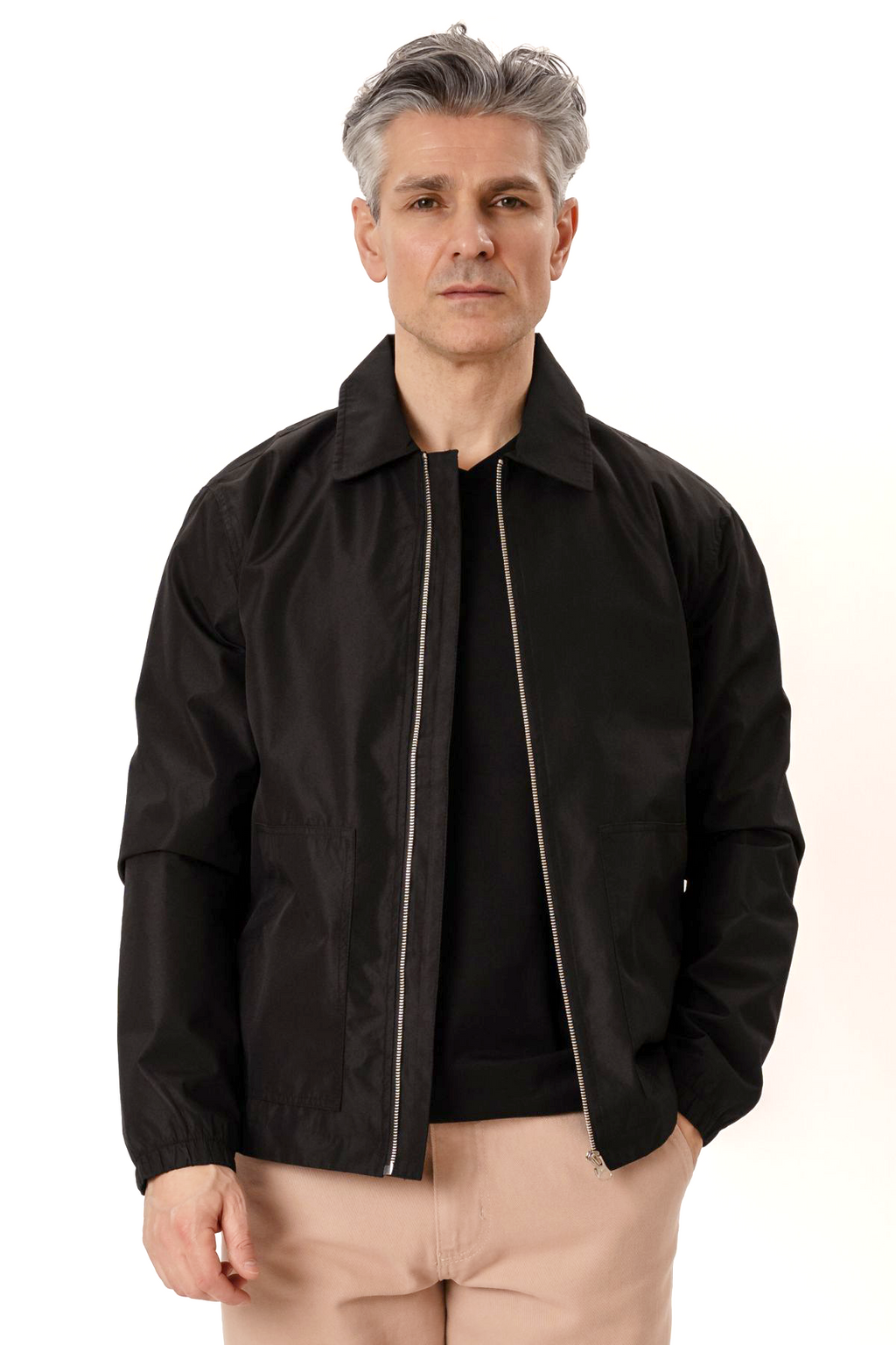 Veste zippée Milan - Noir