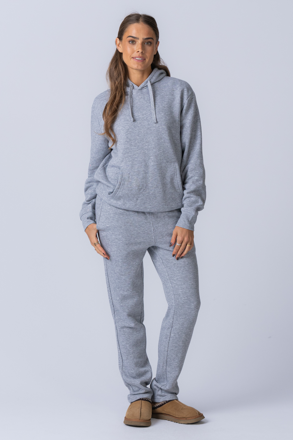 Ensemble sweat à capuche Essential pour Femme - Gris