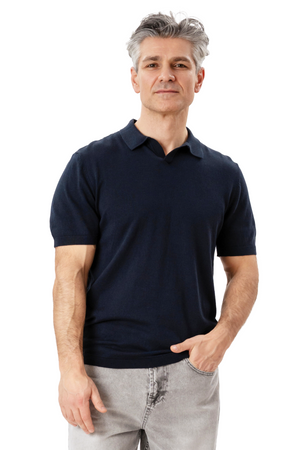 Polo en tricot Nathan - Marine
