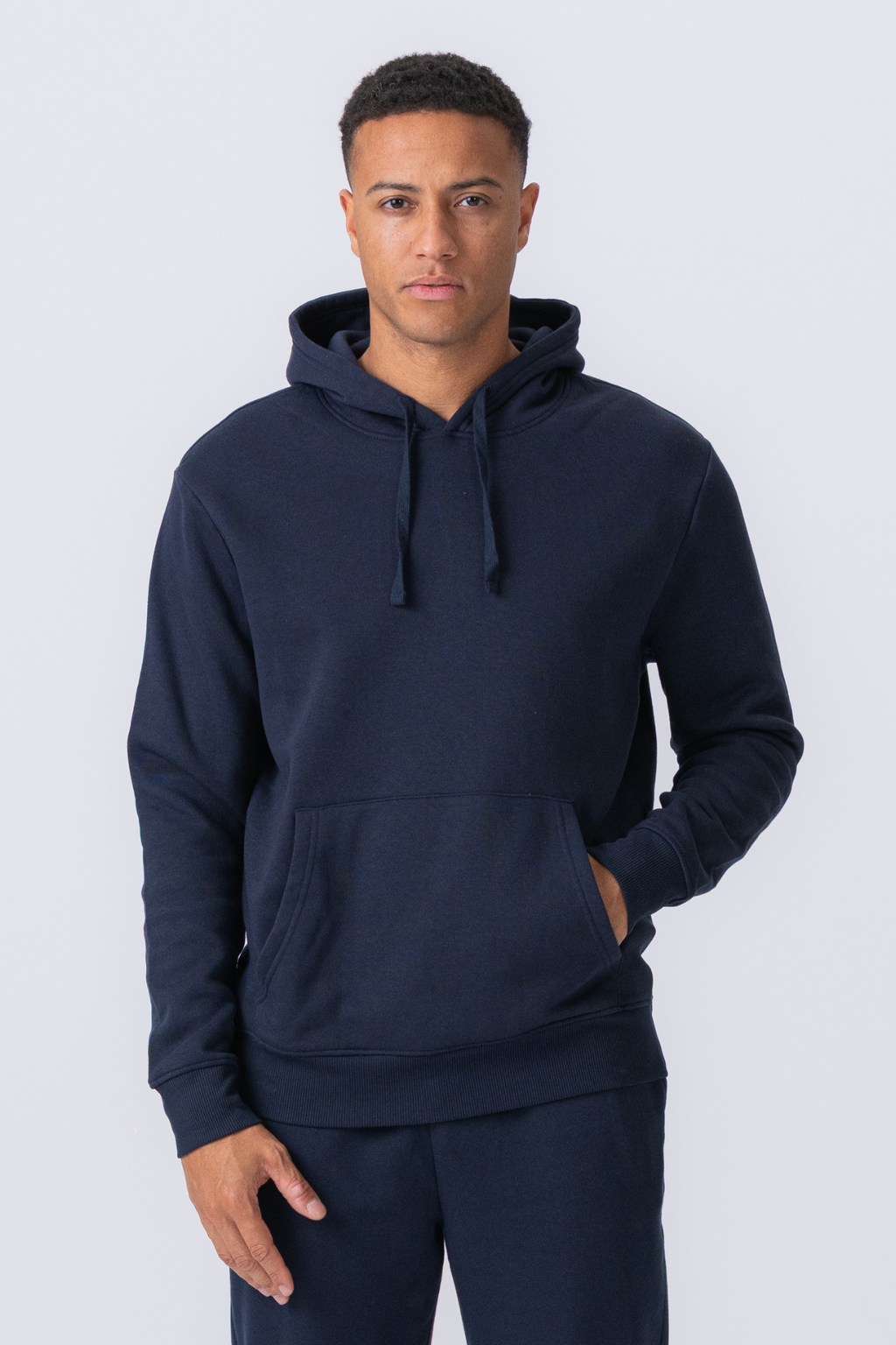 Sweat à capuche essentiel - Marine