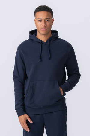 Sweat à capuche essentiel - Marine