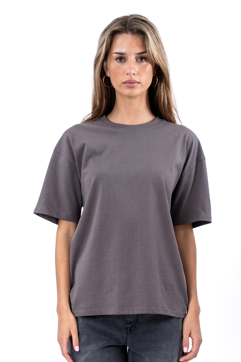 T-shirt Heavy Boxfit - Gris foncé