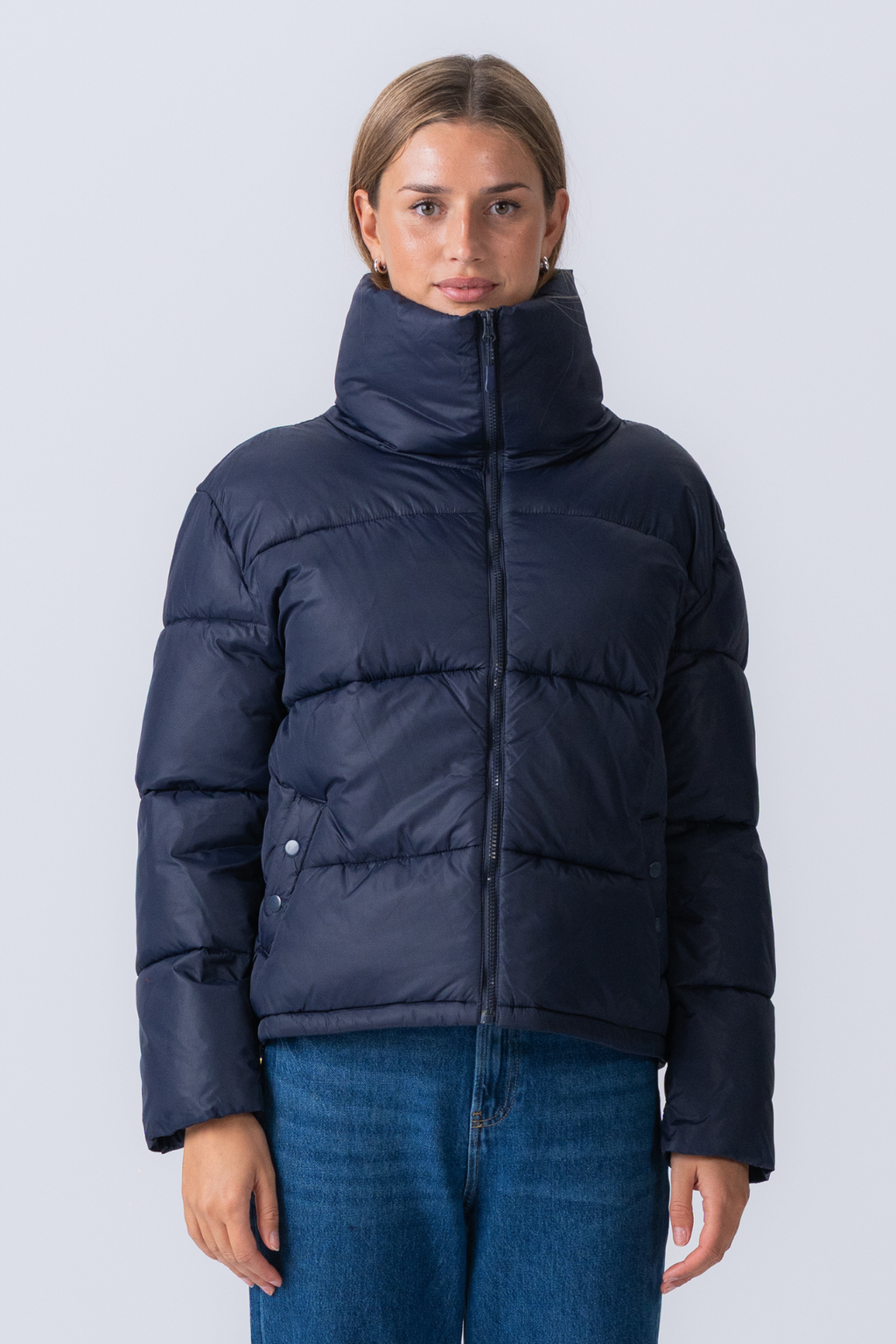 Veste bouffante courte - Marine