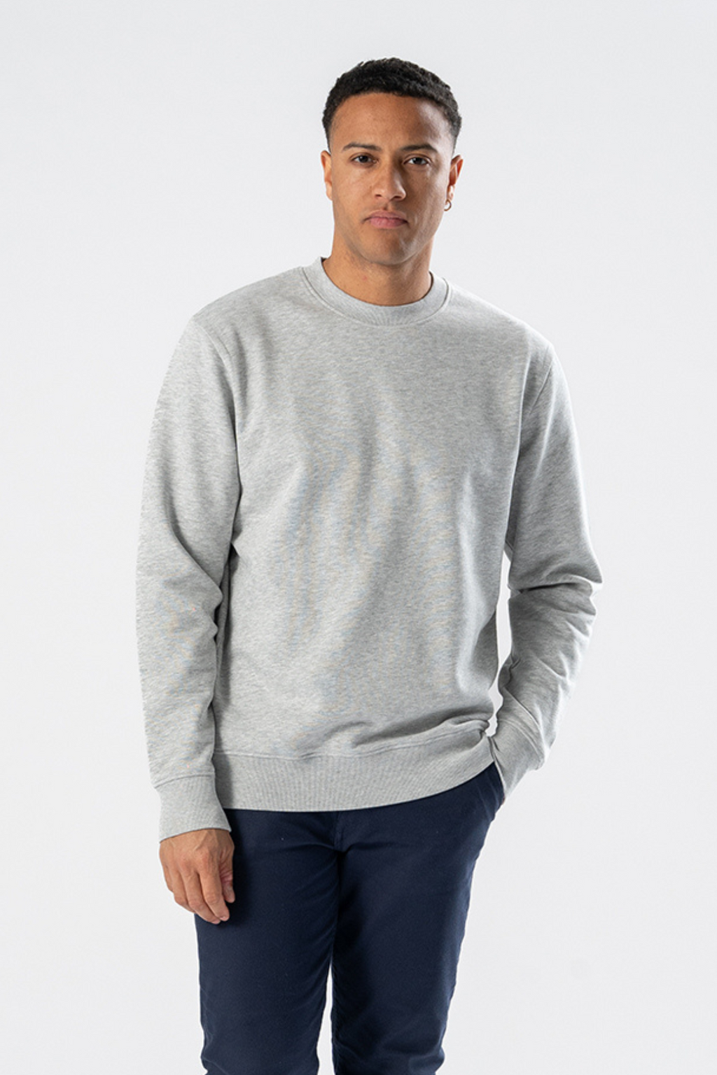 Sweatshirt Crewneck - Gris cendré