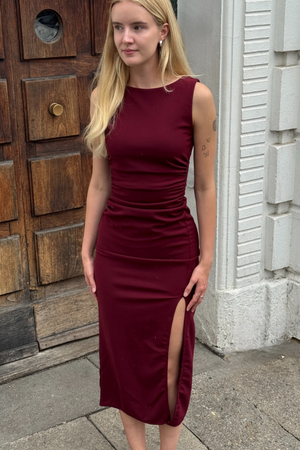Lucia Dress - Burgundy