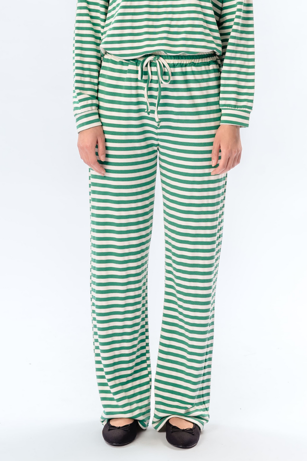 Stripped Pants - Green