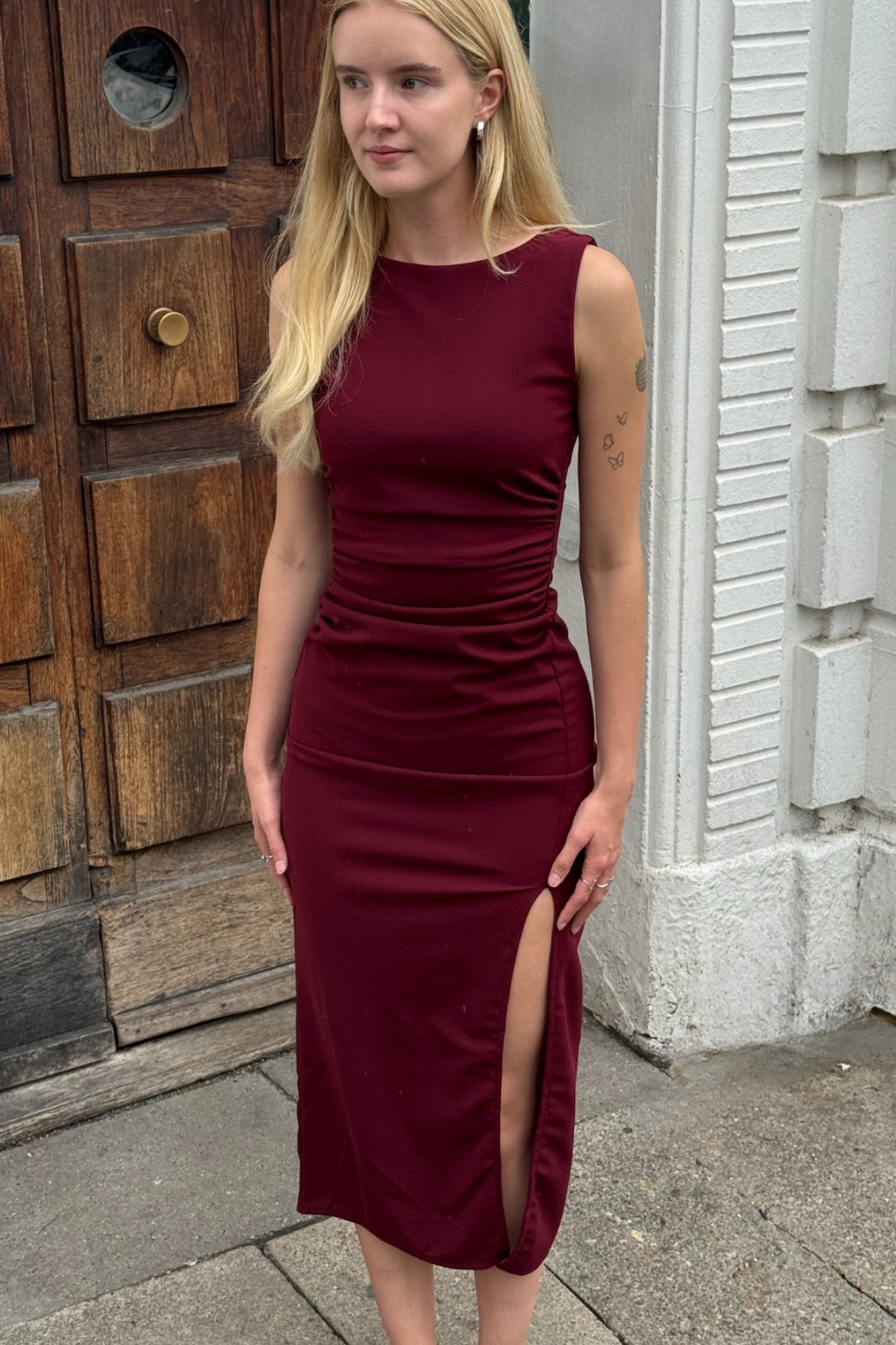 Lucia Dress - Burgundy