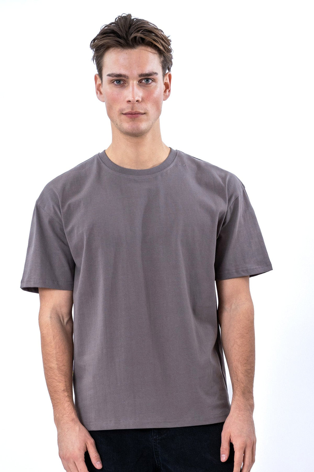 T-shirt Boxy - Gris Foncé