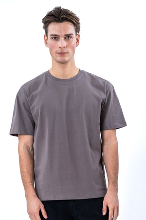 T-shirt Boxy - Gris Foncé