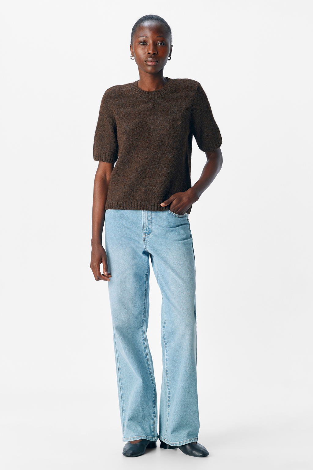 Pillumage en tricot Aggia S / S - Sceau brun