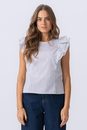 Aila Top - Blanche-Neige / Noir