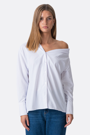 Serena Oversized Chemise - blanc