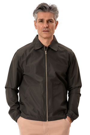 Short Zip Jacket - Dark Green
