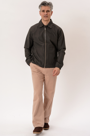 Short Zip Jacket - Dark Green