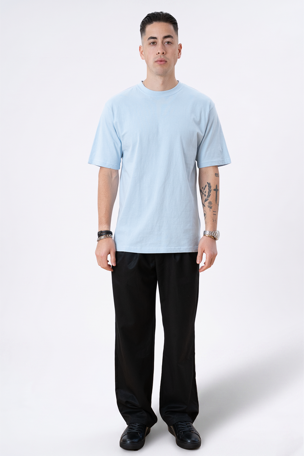 Heavy Oversized T-shirt - Powder Blue