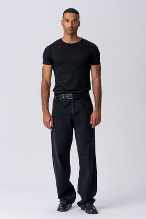 T-shirt musculaire - noir