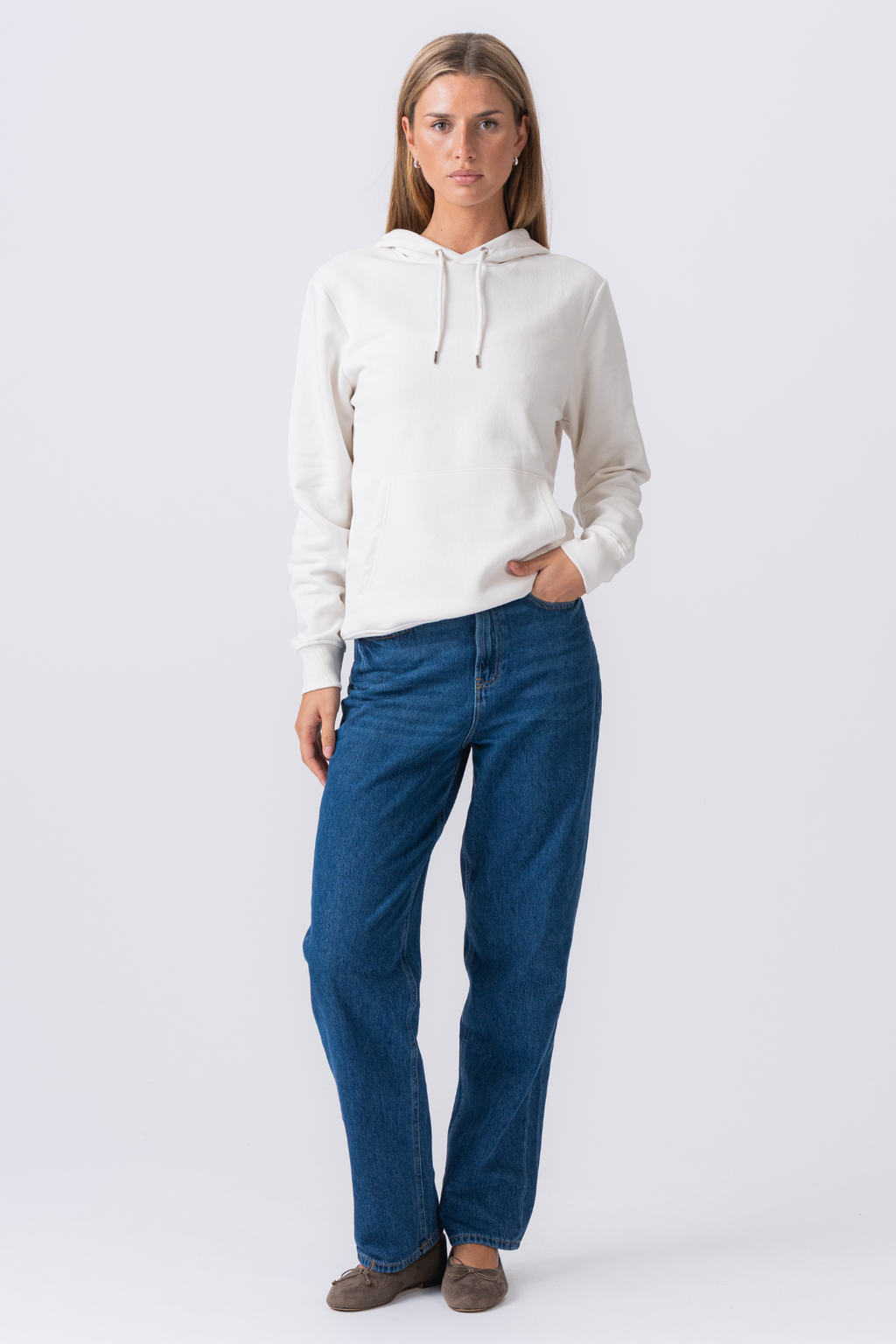 Sweat-shirt à sweat - beige