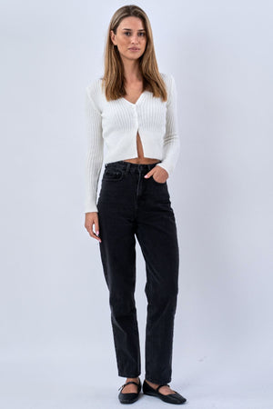 Chemisier Nova Tie en tricot - Blanc