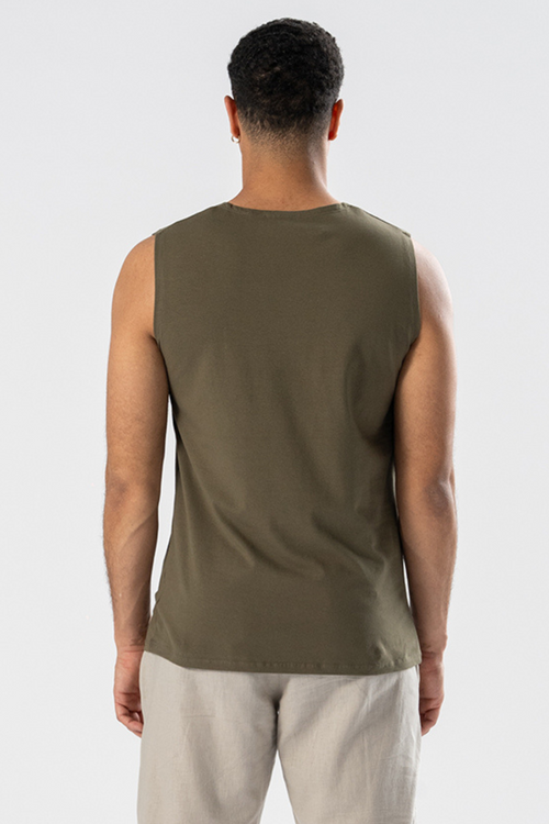 Tee sans manches - Olive