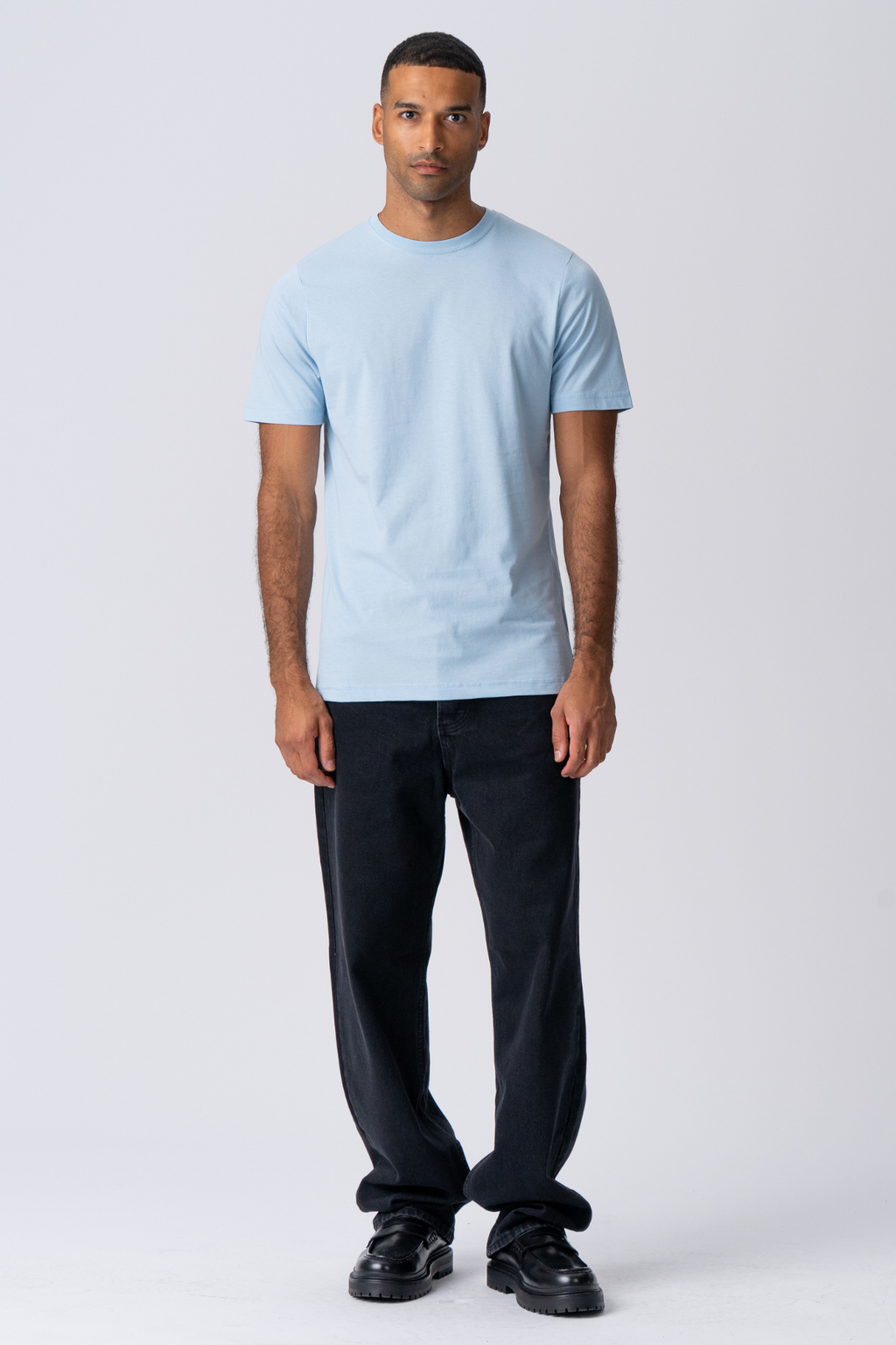 Basic T-shirt - Bleu clair