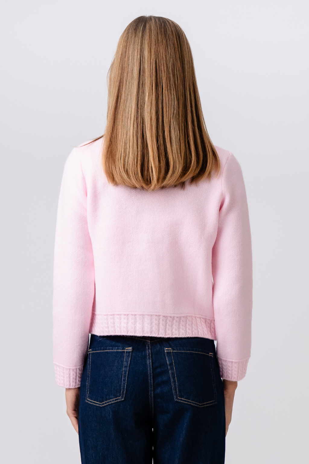 Cardigan en maille Emilie - Rose