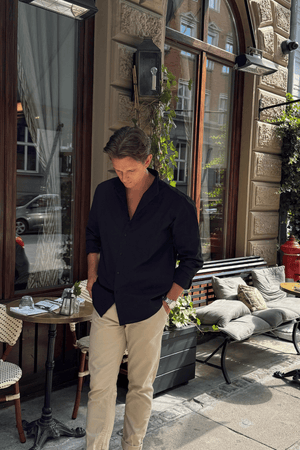 Linen Shirt - Black
