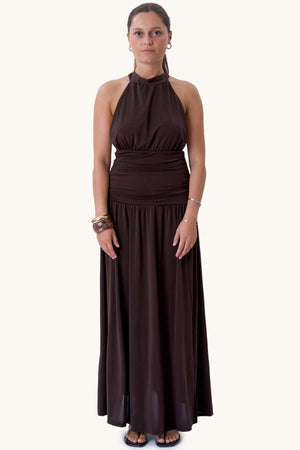 Robe Olivia - Marron