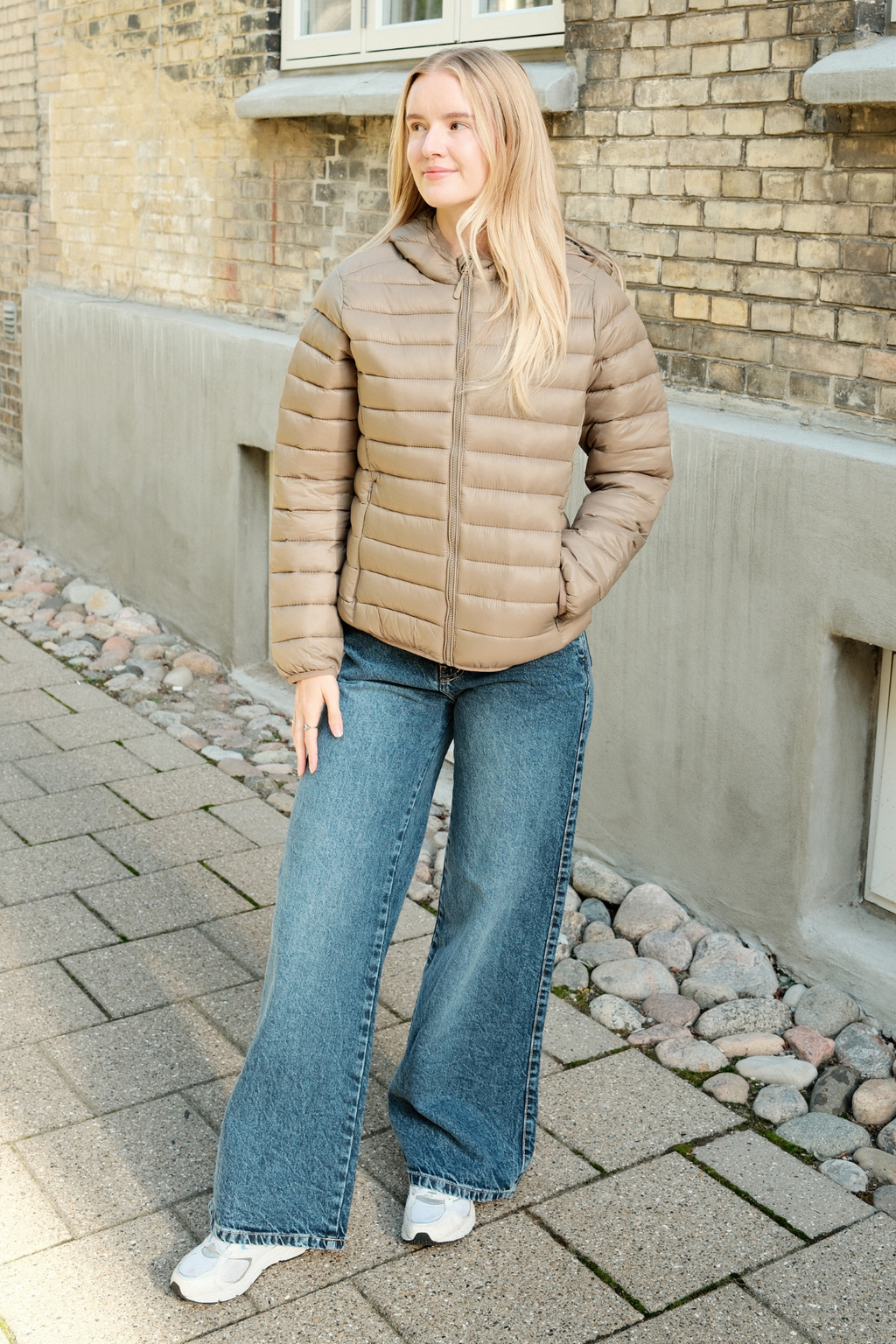 Light Puffer Jacket - Sand