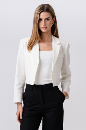 Blazer court - Blanc
